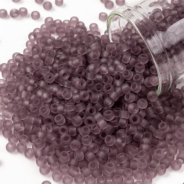 PandaHall TOHO Round Seed Beads, Japanese Seed Beads, (6F) Transparent Frost Light Amethyst, 8/0, 3mm, Hole: 1mm, about 222pcs/10g Glass..., Purple
PandaHall TOHO Round Seed Beads, Japanese Seed Beads, (6F) Transparent Frost Light Amethyst, 8/0, 3mm, Hole: 1mm, about 222pcs/10g Glass..., Purple