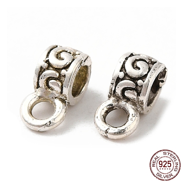 PandaHall Thailand Sterling Silver Tube Bail Pendants, Loop Bails, Column, Antique Silver, 7.7x3.5x4mm, Hole: 1.6mm, Inner Diameter: 2.4mm...
PandaHall Thailand Sterling Silver Tube Bail Pendants, Loop Bails, Column, Antique Silver, 7.7x3.5x4mm, Hole: 1.6mm, Inner Diameter: 2.4mm...