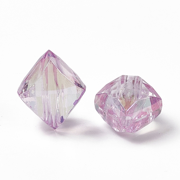 PandaHall UV Plating Rainbow Iridescent Transparent Acrylic Beads, Faceted Rhombus, Flamingo, 22x19x12mm, Hole: 3.5mm Acrylic Rhombus Pink
PandaHall UV Plating Rainbow Iridescent Transparent Acrylic Beads, Faceted Rhombus, Flamingo, 22x19x12mm, Hole: 3.5mm Acrylic Rhombus Pink