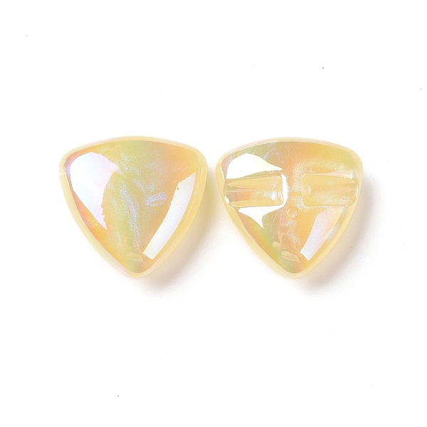 PandaHall Rainbow Iridescent Plating Acrylic Beads, Glitter Beads, Triangle with Letter H Pattern, Champagne Yellow, 34.5x35x14.5mm, Hole...
PandaHall Rainbow Iridescent Plating Acrylic Beads, Glitter Beads, Triangle with Letter H Pattern, Champagne Yellow, 34.5x35x14.5mm, Hole...