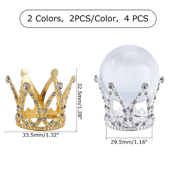 PandaHall Olycraft 4Pcs 2 Colors Crown Alloy Display Ornaments, with Resin Rhinestone, for Birthday Cake Party Decoration, Golden & Silver..., Clear
PandaHall Olycraft 4Pcs 2 Colors Crown Alloy Display Ornaments, with Resin Rhinestone, for Birthday Cake Party Decoration, Golden & Silver..., Clear