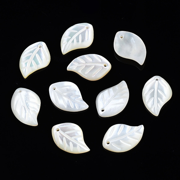 PandaHall Natural White Shell Pendants, Leaf, 15~16x9~10x2mm, Hole: 1mm White Shell Leaf
PandaHall Natural White Shell Pendants, Leaf, 15~16x9~10x2mm, Hole: 1mm White Shell Leaf