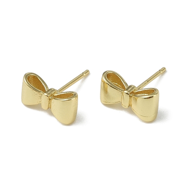 PandaHall Rack Plating Brass Stud Earrings, Long-Lasting Plated, Lead Free & Cadmium Free, Bowknot, Real 18K Gold Plated, 6x11.5mm Brass...
PandaHall Rack Plating Brass Stud Earrings, Long-Lasting Plated, Lead Free & Cadmium Free, Bowknot, Real 18K Gold Plated, 6x11.5mm Brass...