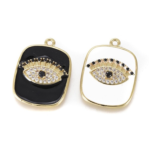 PandaHall Golden Plated Brass Micro Pave Cubic Zirconia Pendants, with Enamel, Rectangle with Horse Eye, Mixed Color, 21.5x16x3mm, Hole..., Multicolor
PandaHall Golden Plated Brass Micro Pave Cubic Zirconia Pendants, with Enamel, Rectangle with Horse Eye, Mixed Color, 21.5x16x3mm, Hole..., Multicolor