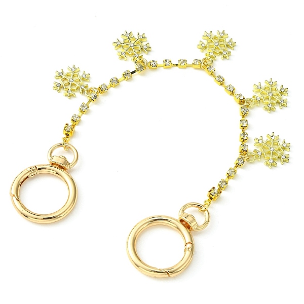 PandaHall Purse Chain Strap, Brass Rhinestone Cup Chain with Alloy Spring Gate Rings, Snowflake, 25x0.35~2.4cm Brass Snowflake
PandaHall Purse Chain Strap, Brass Rhinestone Cup Chain with Alloy Spring Gate Rings, Snowflake, 25x0.35~2.4cm Brass Snowflake