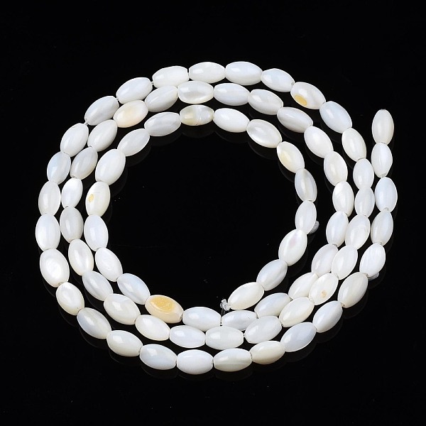 PandaHall Freshwater Shell Beads Strands, Undyed, Oval, Seashell Color, 4~5x2.5~4mm, Hole: 0.6mm, about 77~79pcs/strand, 14.57 inch~15.16...
PandaHall Freshwater Shell Beads Strands, Undyed, Oval, Seashell Color, 4~5x2.5~4mm, Hole: 0.6mm, about 77~79pcs/strand, 14.57 inch~15.16...