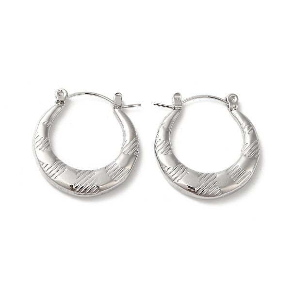 PandaHall 304 Stainless Hoop Earrings for Women, Double Horn, Stainless Steel Color, 23.5x22x3.5mm 304 Stainless Steel Horn
PandaHall 304 Stainless Hoop Earrings for Women, Double Horn, Stainless Steel Color, 23.5x22x3.5mm 304 Stainless Steel Horn