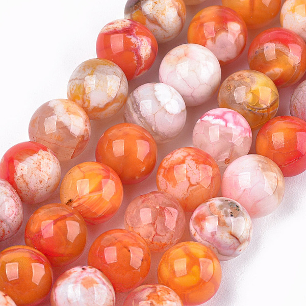 PandaHall Dyed Natural Agate Beads Strands, Round, Coral, 8mm, Hole: 1mm, about 48pcs/strand, 14.9 inch Natural Agate Round Red
PandaHall Dyed Natural Agate Beads Strands, Round, Coral, 8mm, Hole: 1mm, about 48pcs/strand, 14.9 inch Natural Agate Round Red