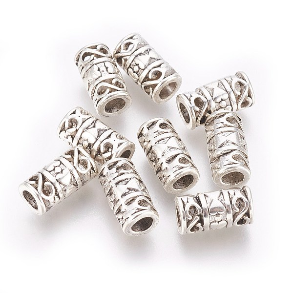 PandaHall Tibetan Style Alloy Beads, Column, Cadmium Free & Lead Free, Antique Silver, 12x6mm, Hole: 3.5mm Alloy Column
PandaHall Tibetan Style Alloy Beads, Column, Cadmium Free & Lead Free, Antique Silver, 12x6mm, Hole: 3.5mm Alloy Column
