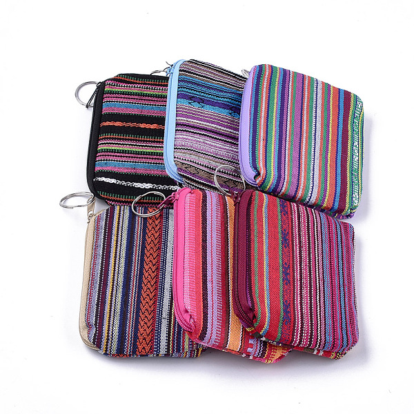 PandaHall Cloth Clutch Bags, Change Purse, with Iron Ring, Mixed Color, 120~122x88~92x12~13mm Cloth Multicolor
PandaHall Cloth Clutch Bags, Change Purse, with Iron Ring, Mixed Color, 120~122x88~92x12~13mm Cloth Multicolor