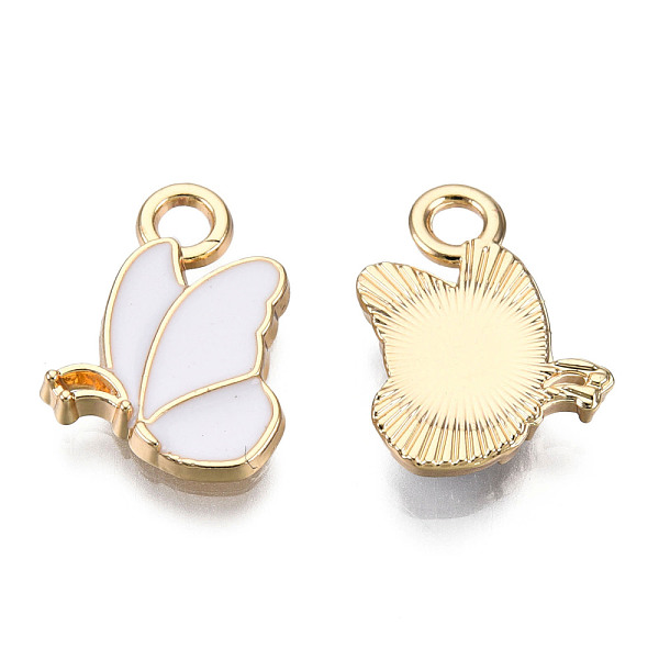 PandaHall Alloy Enamel Pendants, Cadmium Free & Lead Free, Butterfly, Light Gold, White, 15x10.5x2.5mm, Hole: 2mm Alloy+Enamel Butterfly...
PandaHall Alloy Enamel Pendants, Cadmium Free & Lead Free, Butterfly, Light Gold, White, 15x10.5x2.5mm, Hole: 2mm Alloy+Enamel Butterfly...