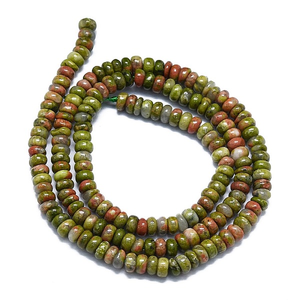 PandaHall Natural Unakite Beads Strands, Disc, 4x1.5~2mm, Hole: 0.5mm, about 96pcs/strand, 15.55''(39.5cm) Unakite Disc
PandaHall Natural Unakite Beads Strands, Disc, 4x1.5~2mm, Hole: 0.5mm, about 96pcs/strand, 15.55''(39.5cm) Unakite Disc