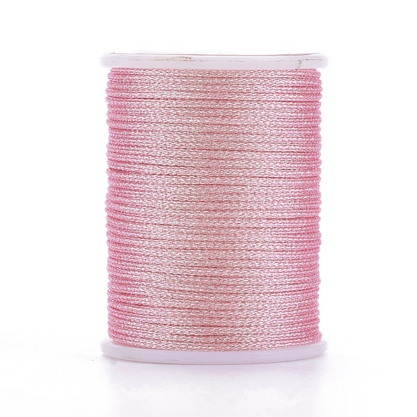 PandaHall Polyester Metallic Thread, Pink, 1mm, about 7.65 yards(7m)/roll Polyester Pink
PandaHall Polyester Metallic Thread, Pink, 1mm, about 7.65 yards(7m)/roll Polyester Pink