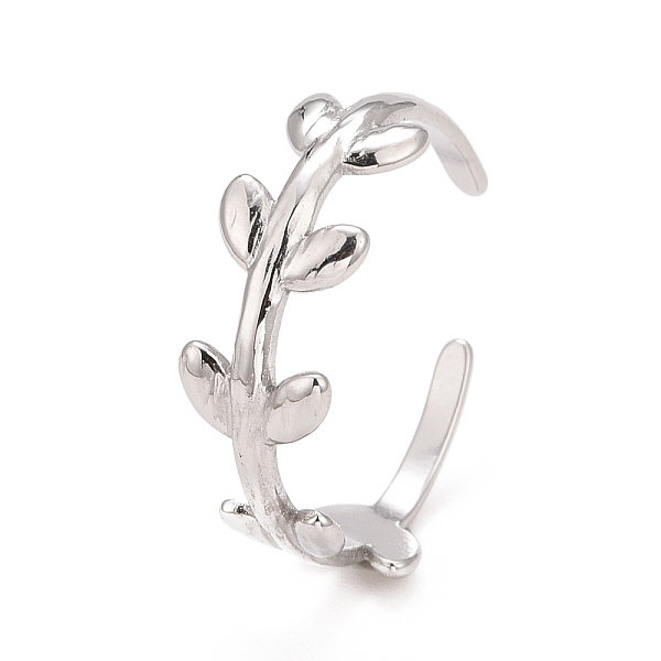 PandaHall 304 Stainless Steel Leaf Wrap Open Cuff Ring for Women, Stainless Steel Color, US Size 9(18.9mm) 304 Stainless Steel
PandaHall 304 Stainless Steel Leaf Wrap Open Cuff Ring for Women, Stainless Steel Color, US Size 9(18.9mm) 304 Stainless Steel