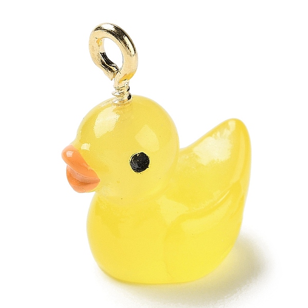 PandaHall Luminous Opaque Resin Cartoon Pendants, Duck Charms with Platinum Tone Iron Loops, Glow in the Dark, Yellow, 18~21.5x17x11.5mm...
PandaHall Luminous Opaque Resin Cartoon Pendants, Duck Charms with Platinum Tone Iron Loops, Glow in the Dark, Yellow, 18~21.5x17x11.5mm...
