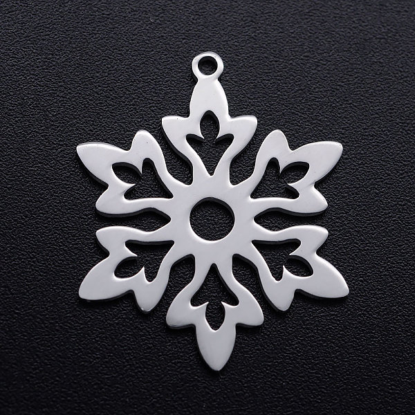 PandaHall 201 Stainless Steel Pendants, Snowflake, Stainless Steel Color, 26x21.5x1mm, Hole: 1.4mm 201 Stainless Steel Snowflake
PandaHall 201 Stainless Steel Pendants, Snowflake, Stainless Steel Color, 26x21.5x1mm, Hole: 1.4mm 201 Stainless Steel Snowflake
