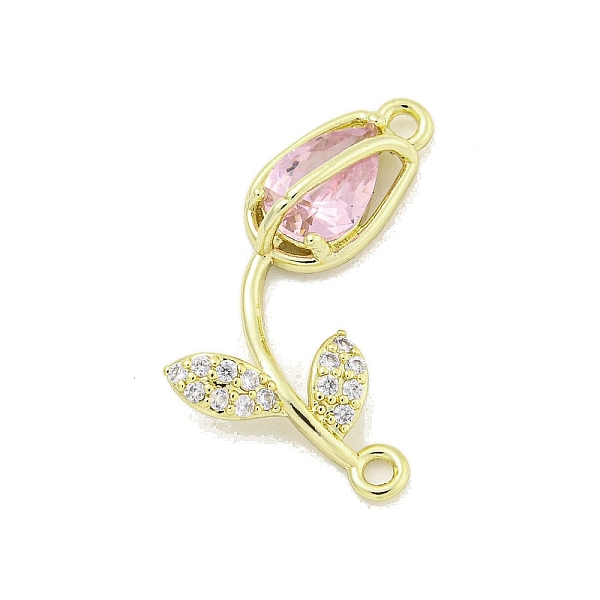 PandaHall Rack Plating Brass Micro Pave Clear Cubic Zirconia Flower Connertor Charms, Rose Glass Links, Real 18K Gold Plated, Cadmium Free &...
PandaHall Rack Plating Brass Micro Pave Clear Cubic Zirconia Flower Connertor Charms, Rose Glass Links, Real 18K Gold Plated, Cadmium Free &...