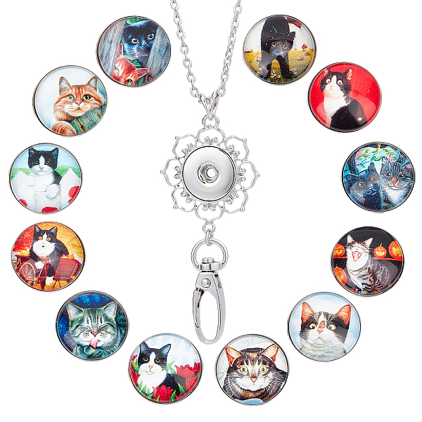 PandaHall SUNNYCLUE 1 Box 12 Styles Pet Themed Lanyard Snap Button Office Lanyard Bulk Cat Lanyards for ID Badges Stainless Steel Badge...
PandaHall SUNNYCLUE 1 Box 12 Styles Pet Themed Lanyard Snap Button Office Lanyard Bulk Cat Lanyards for ID Badges Stainless Steel Badge...