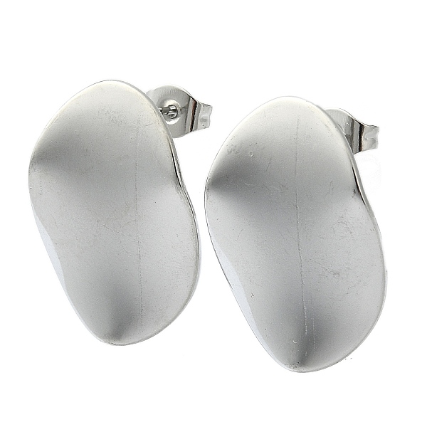 PandaHall 201 Stainless Steel Stud Earrings, with 304 Stainless Steel Pins, Twist Oval, Stainless Steel Color, 22.5x16mm 201 Stainless Steel...
PandaHall 201 Stainless Steel Stud Earrings, with 304 Stainless Steel Pins, Twist Oval, Stainless Steel Color, 22.5x16mm 201 Stainless Steel...