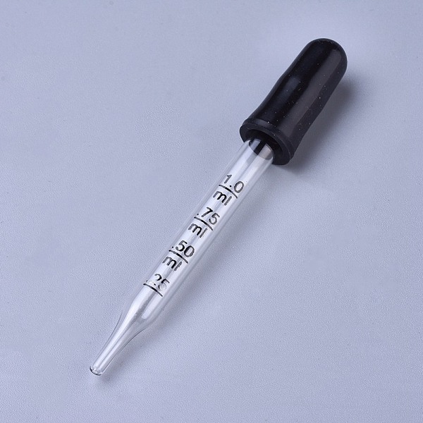 PandaHall Glass Dropper, Graduated Pipettes, White, 10.15x1.2cm, Capacity: 1ml Glass Others White
PandaHall Glass Dropper, Graduated Pipettes, White, 10.15x1.2cm, Capacity: 1ml Glass Others White