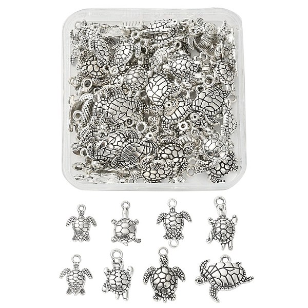 PandaHall DIY Sea Turtle Jewelry Making Finding Kit, Including 80Pcs 8 Style Tibetan Style Zinc Alloy Pendants & Links connectors, Antique...
PandaHall DIY Sea Turtle Jewelry Making Finding Kit, Including 80Pcs 8 Style Tibetan Style Zinc Alloy Pendants & Links connectors, Antique...