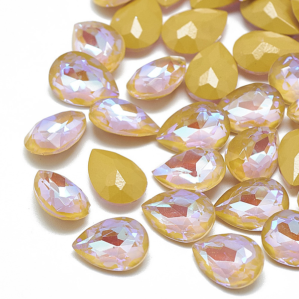 PandaHall Pointed Back K9 Glass Rhinestone Cabochons, Mocha Fluorescent Style, Random Color Back Plated, Fluorescent, Drop, Light Smoked..., Yellow
PandaHall Pointed Back K9 Glass Rhinestone Cabochons, Mocha Fluorescent Style, Random Color Back Plated, Fluorescent, Drop, Light Smoked..., Yellow