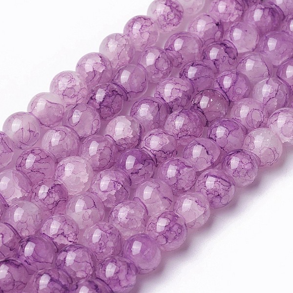 PandaHall Spray Painted Glass Beads Strands, Round, Medium Orchid, 8~8.5mm, Hole: 1.5mm, about 100pcs/strand, 31.1 inch(79cm) Glass Round..., Purple
PandaHall Spray Painted Glass Beads Strands, Round, Medium Orchid, 8~8.5mm, Hole: 1.5mm, about 100pcs/strand, 31.1 inch(79cm) Glass Round..., Purple
