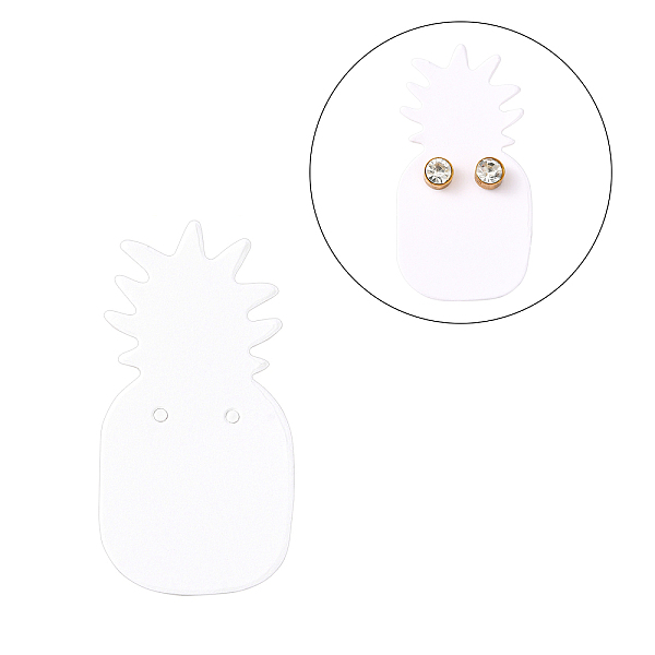 PandaHall Cardboard Earring Display Cards, Pineapple, White, 64x32x0.3mm, Hole: 1.2mm Paper Fruit White
PandaHall Cardboard Earring Display Cards, Pineapple, White, 64x32x0.3mm, Hole: 1.2mm Paper Fruit White