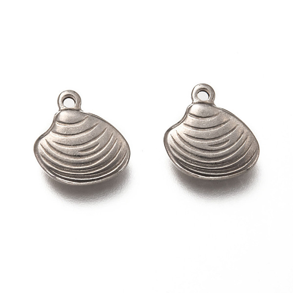 PandaHall 201 Stainless Steel Pendants, Shell Shape, Stainless Steel Color, 14x13.5x3mm, Hole: 1.4mm 201 Stainless Steel Shell Shape
PandaHall 201 Stainless Steel Pendants, Shell Shape, Stainless Steel Color, 14x13.5x3mm, Hole: 1.4mm 201 Stainless Steel Shell Shape