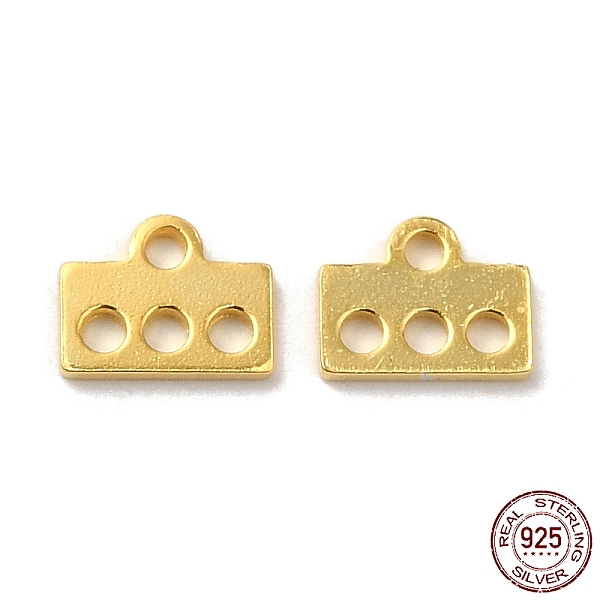 PandaHall 925 Sterling Silver Chandelier Component Links, 4-Loop Rectangle Connector, Golden, 4.3x5.5x0.6mm, Hole: 1mm Sterling Silver...
PandaHall 925 Sterling Silver Chandelier Component Links, 4-Loop Rectangle Connector, Golden, 4.3x5.5x0.6mm, Hole: 1mm Sterling Silver...