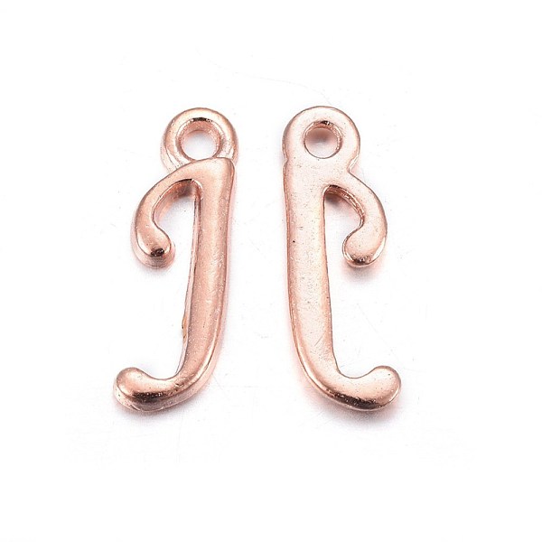 PandaHall Rose Gold Plated Alloy Letter Pendants, Rack Plating, Cadmium Free & Lead Free, Letter.J, 16x5x2mm, Hole: 1.5mm Alloy Letter
PandaHall Rose Gold Plated Alloy Letter Pendants, Rack Plating, Cadmium Free & Lead Free, Letter.J, 16x5x2mm, Hole: 1.5mm Alloy Letter