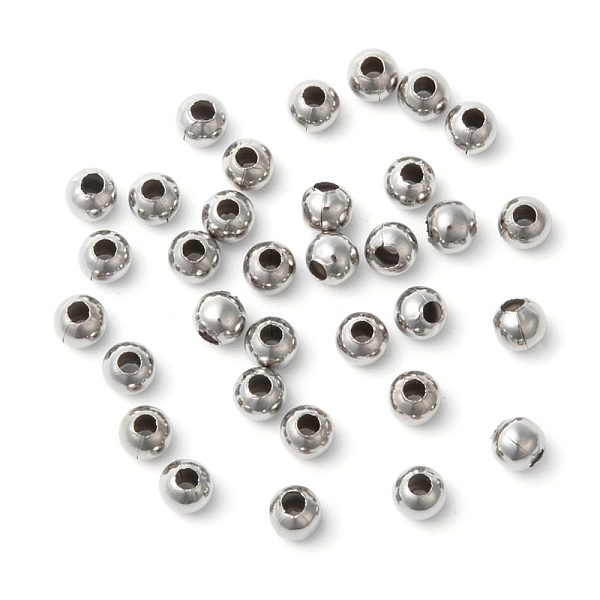 PandaHall 304 Stainless Steel Hollow Round Seamed Beads, for Jewelry Craft Making, Stainless Steel Color, 5x4.5mm, Hole: 2mm 304 Stainless...
PandaHall 304 Stainless Steel Hollow Round Seamed Beads, for Jewelry Craft Making, Stainless Steel Color, 5x4.5mm, Hole: 2mm 304 Stainless...
