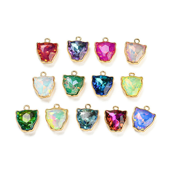 PandaHall Glass Pendants, with Golden Brass Findings, Faceted, Leopard Charms, Mixed Color, 16.5x14x7.5mm, Hole: 1.6mm Brass+Glass Leopard..., Multicolor
PandaHall Glass Pendants, with Golden Brass Findings, Faceted, Leopard Charms, Mixed Color, 16.5x14x7.5mm, Hole: 1.6mm Brass+Glass Leopard..., Multicolor