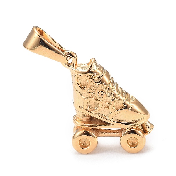 PandaHall 304 Stainless Steel Pendants, Roller Skate, Golden, 19x14.5x6.5mm, Hole: 7.5x3.5mm 304 Stainless Steel Shoes
PandaHall 304 Stainless Steel Pendants, Roller Skate, Golden, 19x14.5x6.5mm, Hole: 7.5x3.5mm 304 Stainless Steel Shoes
