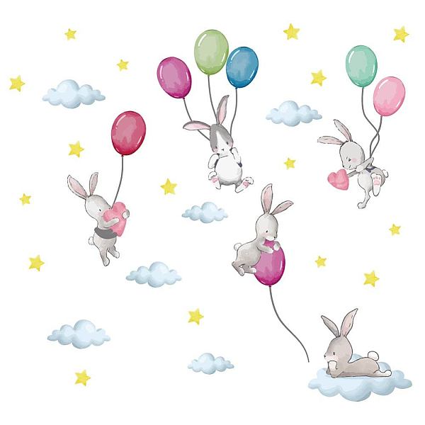 PandaHall PVC Wall Stickers, Wall Decoration, Rabbit, 980x390mm, 2 sheets/set PVC Rabbit
PandaHall PVC Wall Stickers, Wall Decoration, Rabbit, 980x390mm, 2 sheets/set PVC Rabbit