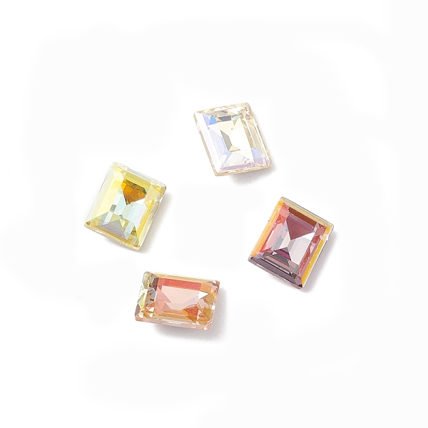 PandaHall K9 Glass Rhinestone Cabochons, Pointed Back & Back Plated, Rectangle, Mixed Color, 10x8x4mm Glass Rhinestone Rectangle Multicolor
PandaHall K9 Glass Rhinestone Cabochons, Pointed Back & Back Plated, Rectangle, Mixed Color, 10x8x4mm Glass Rhinestone Rectangle Multicolor