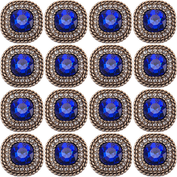 PandaHall GORGECRAFT 16Pcs Rhinestone Shank Buttons 24mm Sapphire Buttons Light Gold Square Cut Rhinestones Vintage Copper Hollow Metal..., Blue
PandaHall GORGECRAFT 16Pcs Rhinestone Shank Buttons 24mm Sapphire Buttons Light Gold Square Cut Rhinestones Vintage Copper Hollow Metal..., Blue