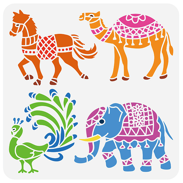 PandaHall PET Hollow Out Drawing Painting Stencils, for DIY Scrapbook, Photo Album, Horse, 30x30cm Plastic Horse
PandaHall PET Hollow Out Drawing Painting Stencils, for DIY Scrapbook, Photo Album, Horse, 30x30cm Plastic Horse