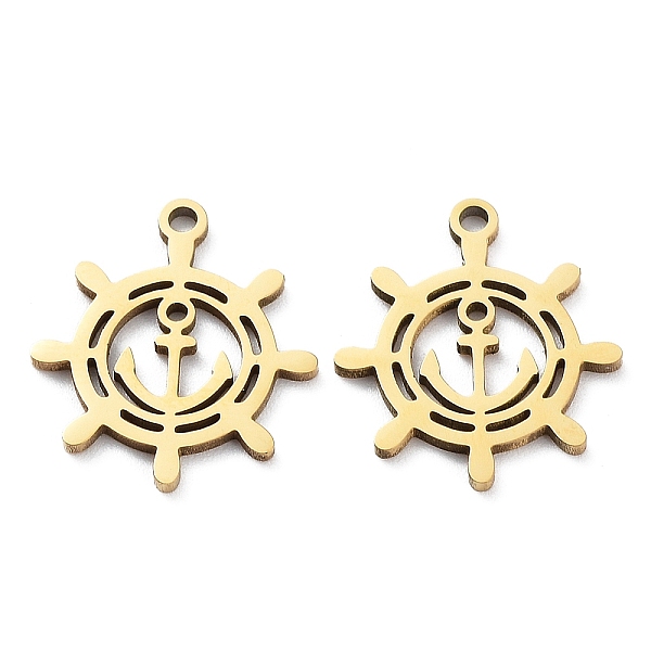 PandaHall Ion Plating(IP) 316L Surgical Stainless Steel Pendants, Helm Charm, Real 18K Gold Plated, 16.5x15x1mm, Hole: 1.2mm 316L Surgical...
PandaHall Ion Plating(IP) 316L Surgical Stainless Steel Pendants, Helm Charm, Real 18K Gold Plated, 16.5x15x1mm, Hole: 1.2mm 316L Surgical...