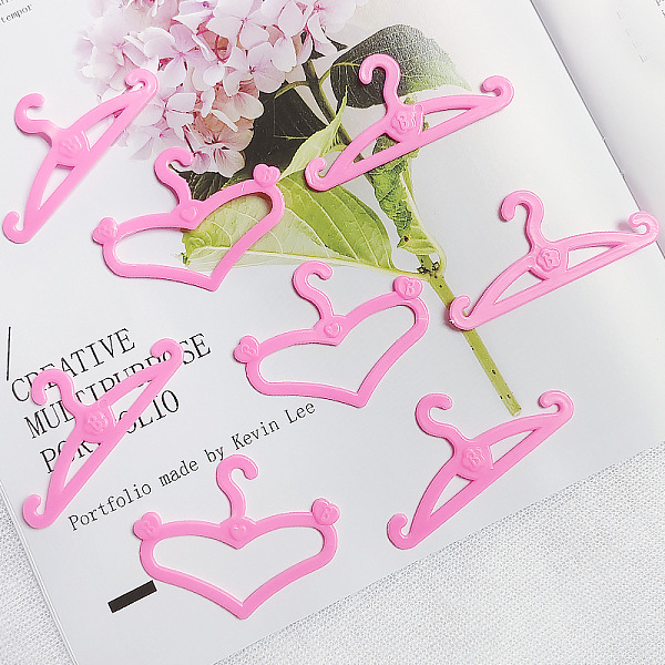 PandaHall Plastic Doll Clothes Hanger, for DIY Doll Decorations Accessories, Pink, 30~45x60~67mm, 10pcs/bag Plastic Pink
PandaHall Plastic Doll Clothes Hanger, for DIY Doll Decorations Accessories, Pink, 30~45x60~67mm, 10pcs/bag Plastic Pink
