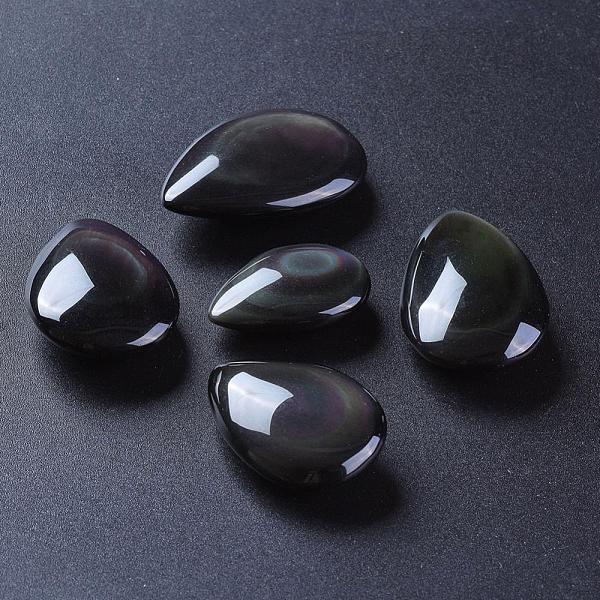 PandaHall Natural Obsidian Beads, No Hole, Teardrop, 31~46x21.5~30x10~15mm Obsidian Teardrop
PandaHall Natural Obsidian Beads, No Hole, Teardrop, 31~46x21.5~30x10~15mm Obsidian Teardrop