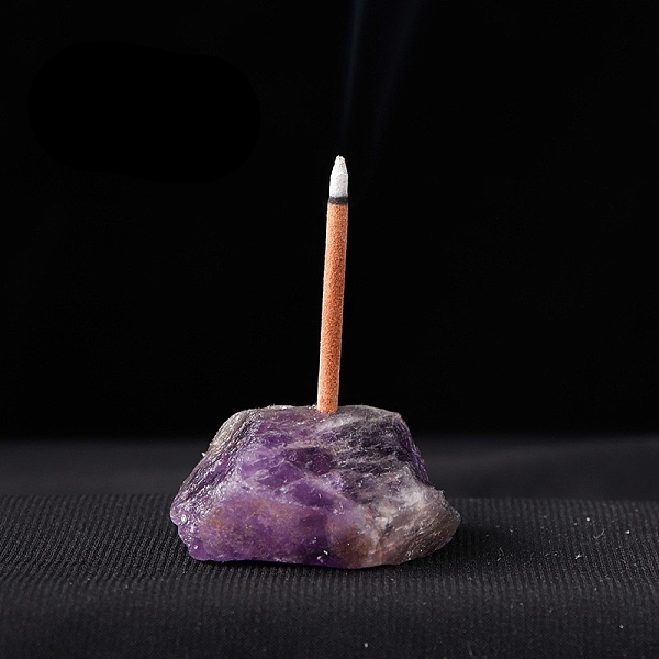 PandaHall Natural Raw Amethyst Incense Holder, Reiki Energy Stone Display Decoration, for Healing Meditation, Nugget, 40~60mm Amethyst...
PandaHall Natural Raw Amethyst Incense Holder, Reiki Energy Stone Display Decoration, for Healing Meditation, Nugget, 40~60mm Amethyst...