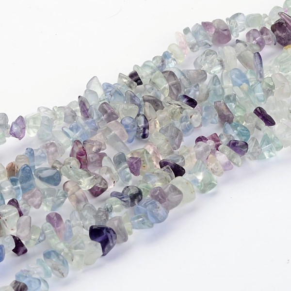PandaHall Gemstone Beads Strands, Natural Fluorite, Chips, Mixed Color, about 5~8mm long, hole: about 0.3mm, 32 inch Fluorite Chip
PandaHall Gemstone Beads Strands, Natural Fluorite, Chips, Mixed Color, about 5~8mm long, hole: about 0.3mm, 32 inch Fluorite Chip