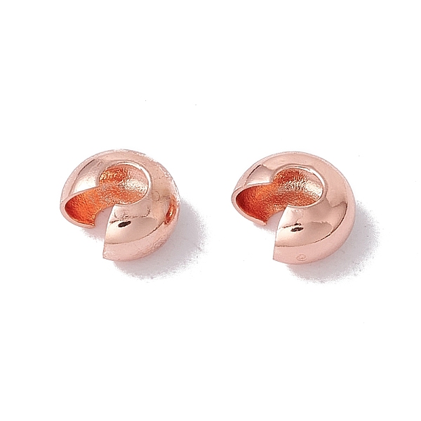 PandaHall Brass Crimp Beads Covers, Cadmium Free & Lead Free, Rose Gold, 6x6x4mm, Hole: 3mm Brass
PandaHall Brass Crimp Beads Covers, Cadmium Free & Lead Free, Rose Gold, 6x6x4mm, Hole: 3mm Brass