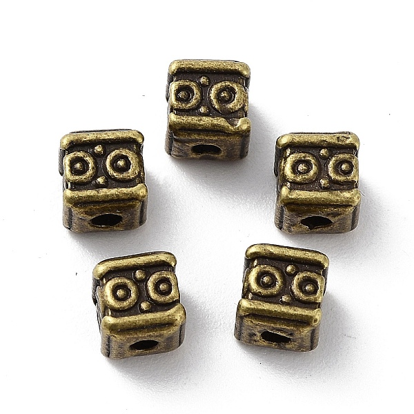 PandaHall Tibetan Style Alloy Beads, Cadmium Free & Lead Free, Cube, Antique Bronze, 4.5x4.5x5mm, Hole: 1.5mm Alloy Cube
PandaHall Tibetan Style Alloy Beads, Cadmium Free & Lead Free, Cube, Antique Bronze, 4.5x4.5x5mm, Hole: 1.5mm Alloy Cube