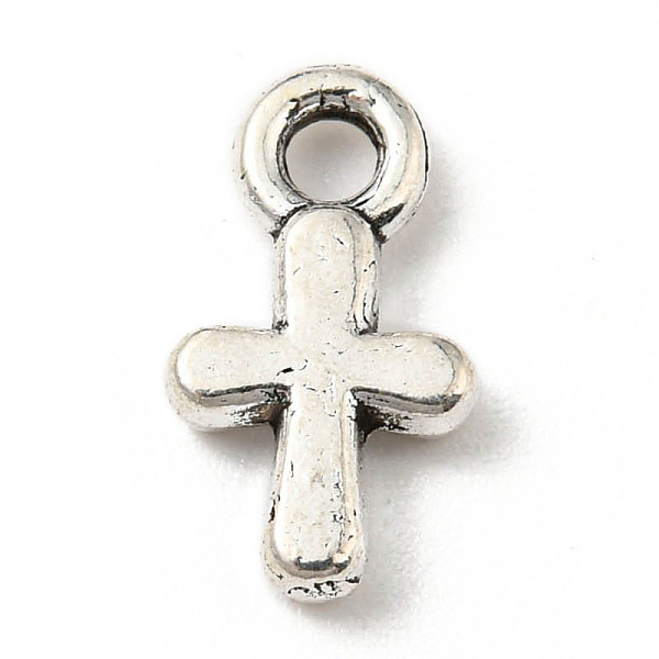 PandaHall Tibetan Style Alloy Charms, Cross Charm, Antique Silver, 10x5.5x2mm, Hole: 1.5mm, about 2272pcs/500g Alloy Cross
PandaHall Tibetan Style Alloy Charms, Cross Charm, Antique Silver, 10x5.5x2mm, Hole: 1.5mm, about 2272pcs/500g Alloy Cross