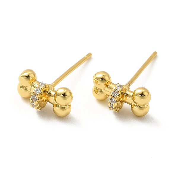 PandaHall Cubic Zirconia Bone Shape Stud Earrings, Brass Jewelry for Women, Lead Free & Cadmium Free & Nickel Free, Real 18K Gold Plated..., Clear
PandaHall Cubic Zirconia Bone Shape Stud Earrings, Brass Jewelry for Women, Lead Free & Cadmium Free & Nickel Free, Real 18K Gold Plated..., Clear