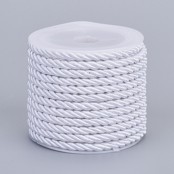 PandaHall Polyester Cord, Twisted Cord, White, 3mm, about 5.46 yards(5m)/roll Polyester White
PandaHall Polyester Cord, Twisted Cord, White, 3mm, about 5.46 yards(5m)/roll Polyester White