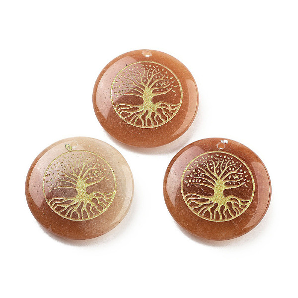 PandaHall Natural Red Aventurine Carved Pendants, Flat Round with Tree of Life Charms, 30x7mm, Hole: 1.8mm Red Aventurine Tree of Life
PandaHall Natural Red Aventurine Carved Pendants, Flat Round with Tree of Life Charms, 30x7mm, Hole: 1.8mm Red Aventurine Tree of Life