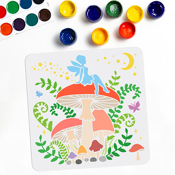 PandaHall PET Hollow Out Drawing Painting Stencils, for DIY Scrapbook, Photo Album, Mushroom Pattern, 300x300mm Plastic Mushroom
PandaHall PET Hollow Out Drawing Painting Stencils, for DIY Scrapbook, Photo Album, Mushroom Pattern, 300x300mm Plastic Mushroom